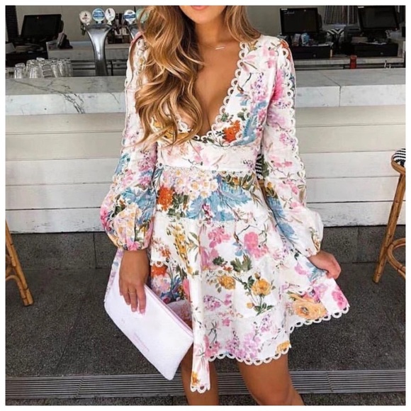 🌞 The Bridey Lace Gorgeous Floral Dress - Picture 4 of 4